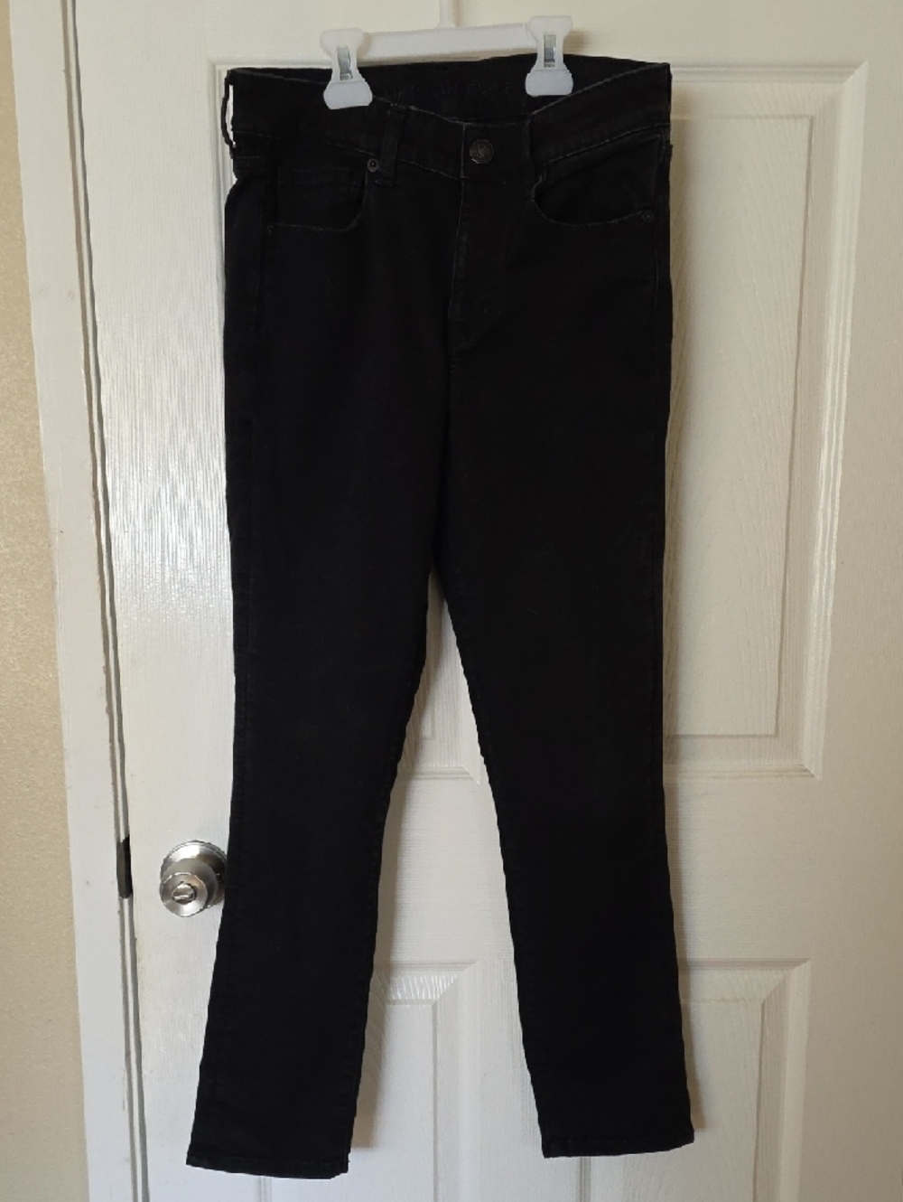 American Eagle Outfitters Blue Flare Jeans + Black Slim Pair - Picture 7 of 14